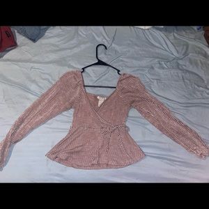 Striped long sleeve shirt